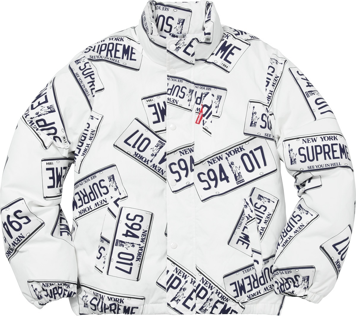 License Plate Puffy Jacket view 30